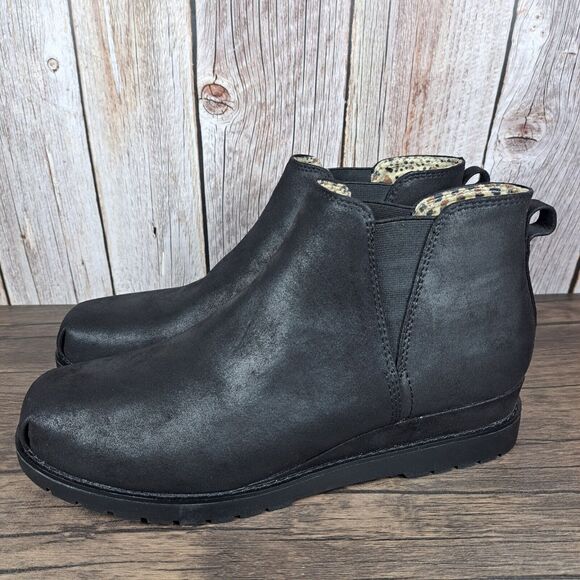 Skechers BOBS Chill Wedge Crusing Chelsea Boot Women's Sz 11 Black (NWOB) - Picture 1 of 8